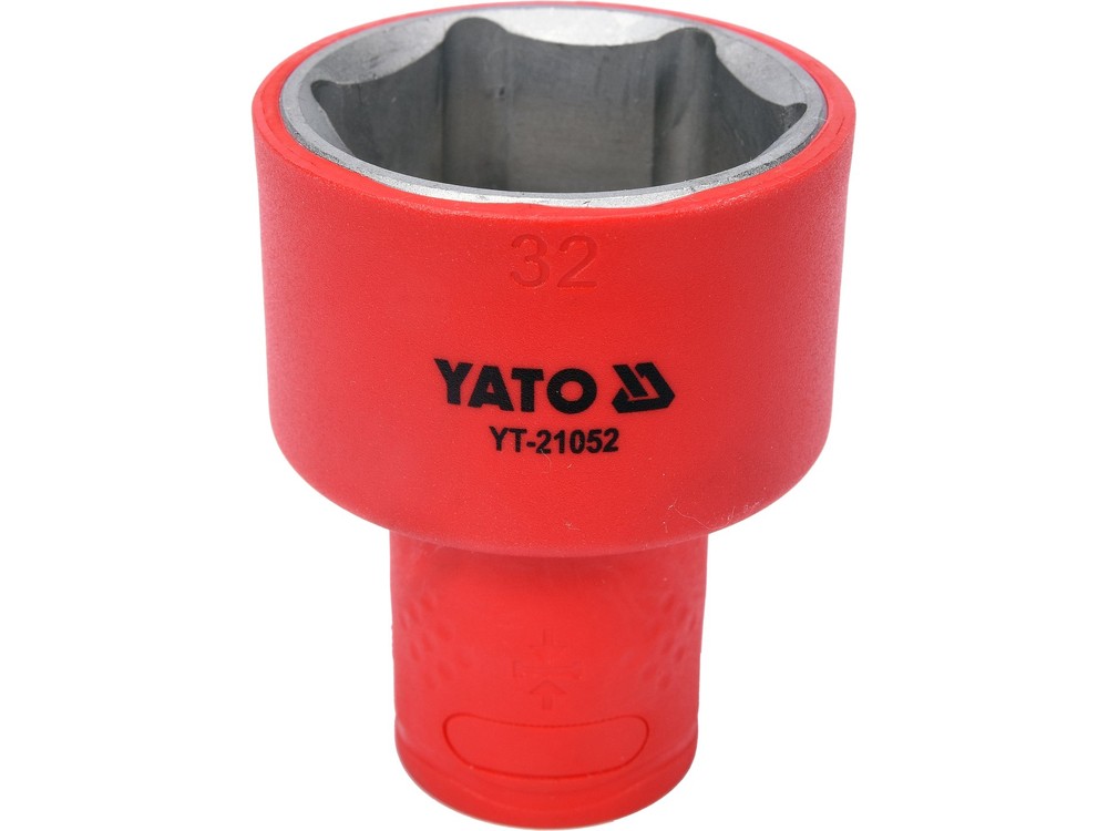 Yato socket wrench insert fully insulated 32 mm 1/2" hexagonal VDE 1000 YT-21052