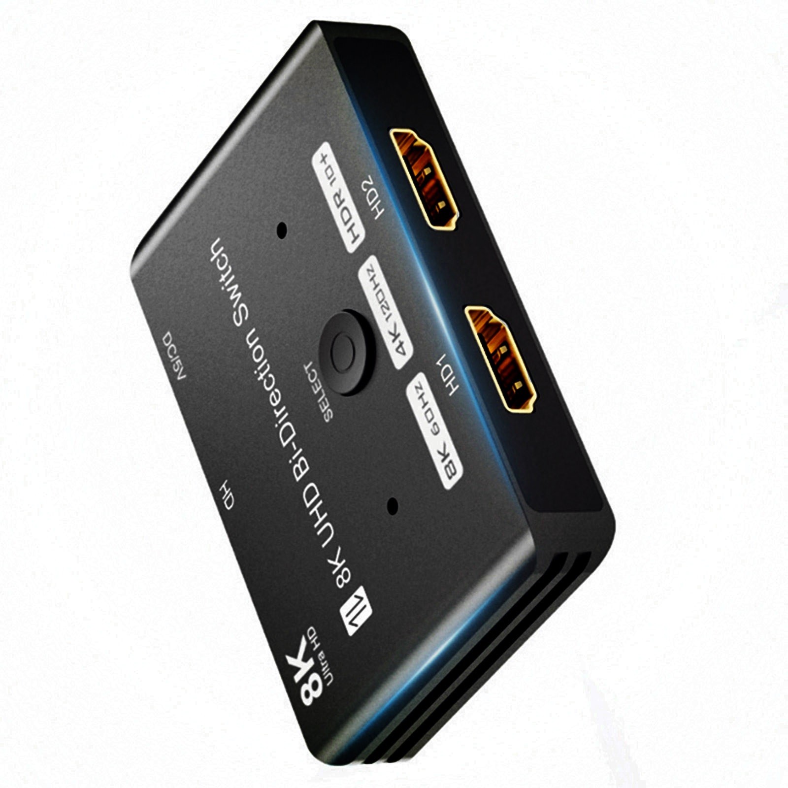8K 2 In 1 Out/1 In 2 Out UHD HDMI Switch Bi-Directional 48Gbps 2-way Switcher B