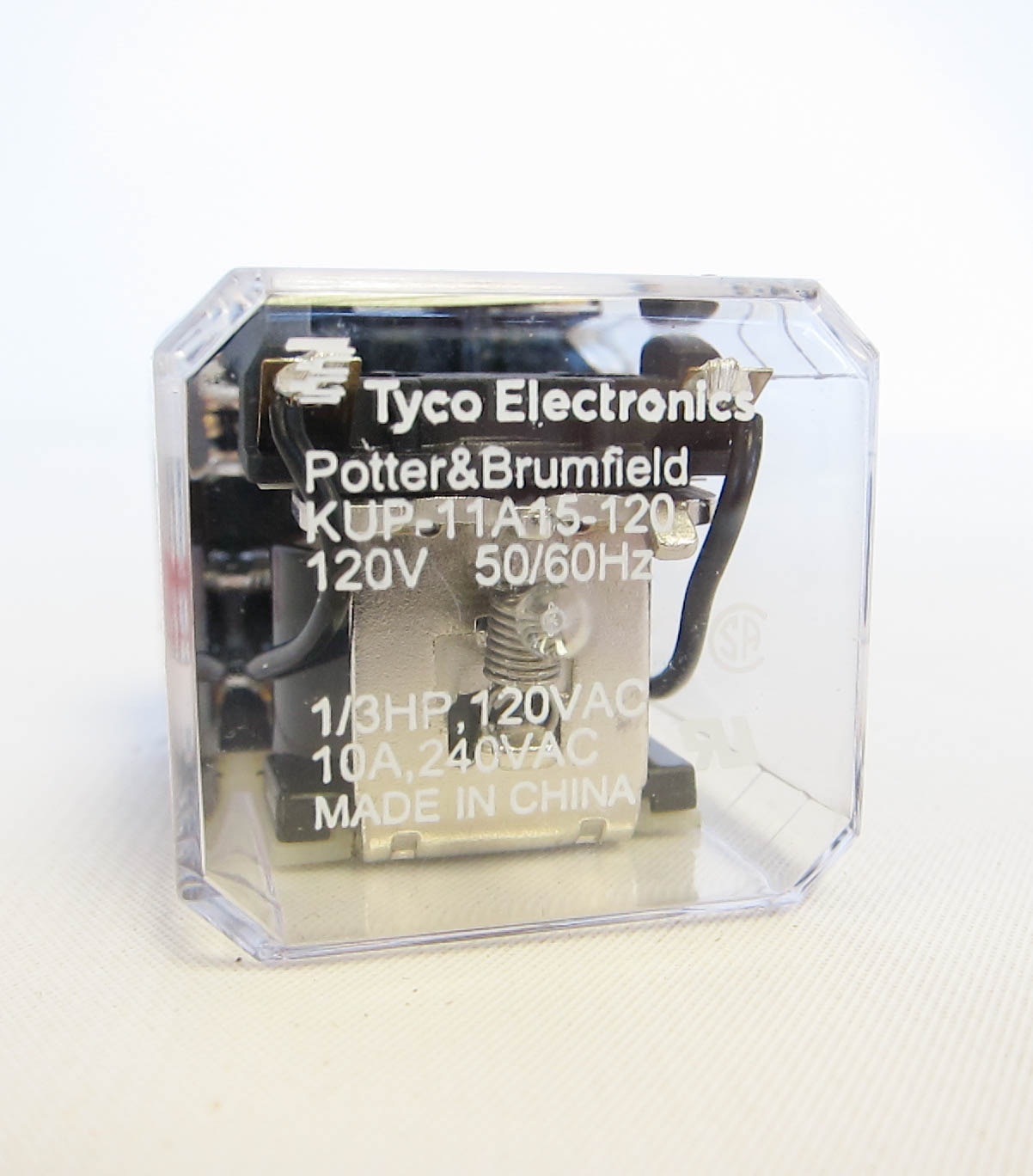 TYCO Potter & Brumfield KUP-11A15-120 KUP11A15-120 Relay 120V 50/60Hz