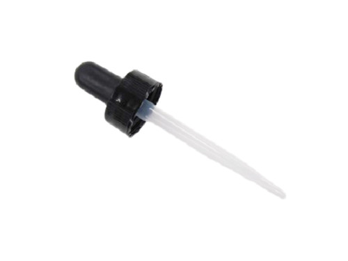 1 - 1 Oz Bottle Dropper Boston Round Glass Bottles Lures Oil Trap Trapping
