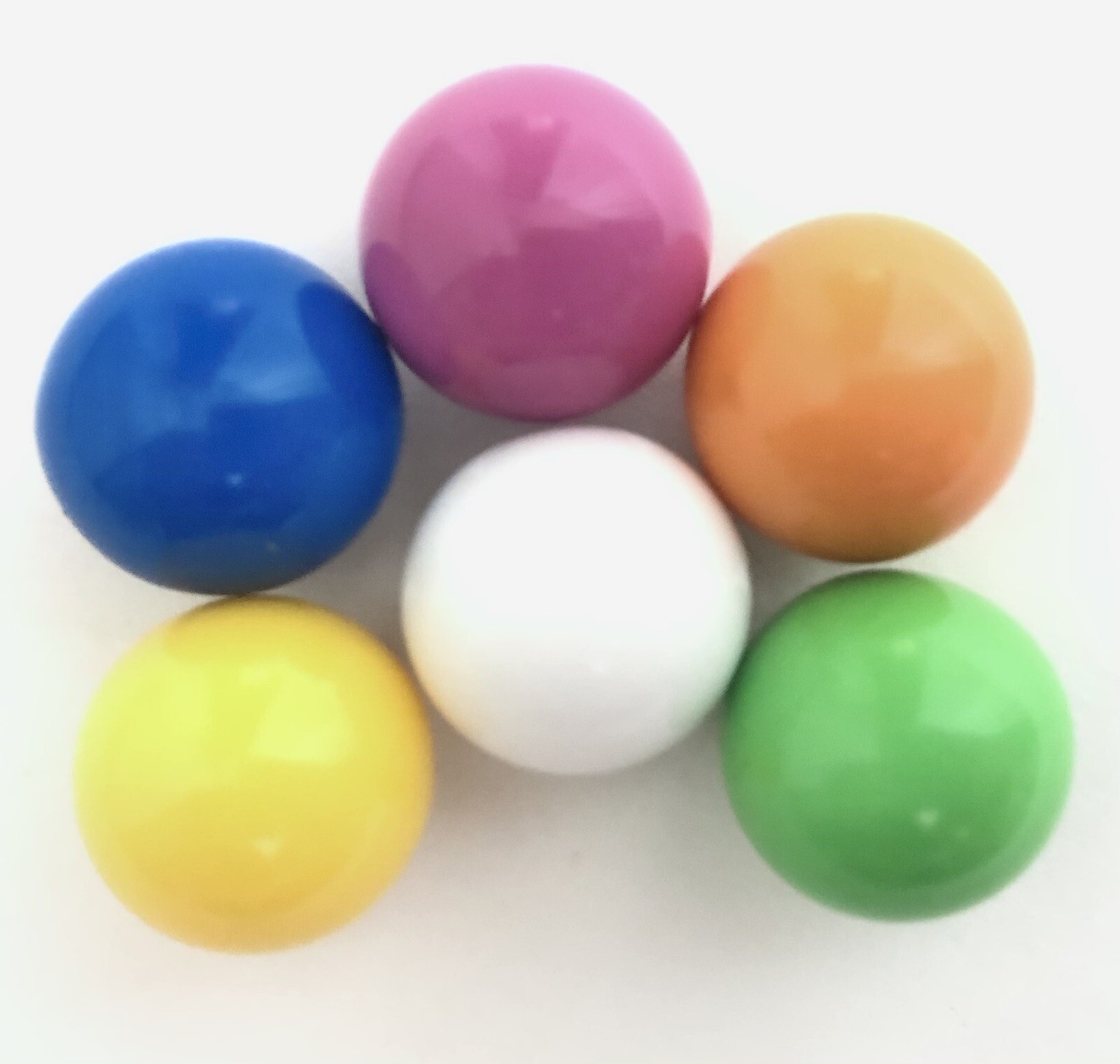 Aggravation Replacement Balls - Set of 6 Plastic Marbles Board Game by Hasbro