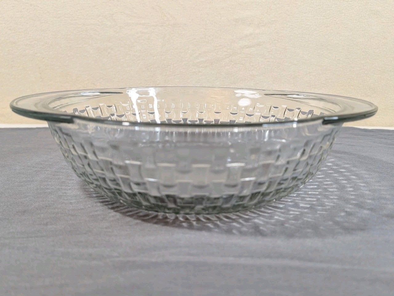 Anchor Hocking Wexford Glass Casserole Dish Fire King Ovenware USA