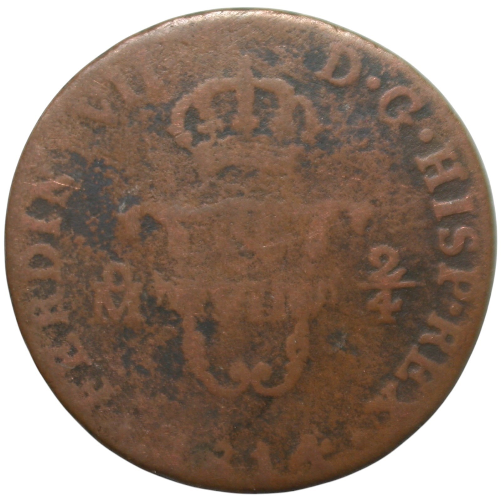 Mexico 1814 2/4 Vellon