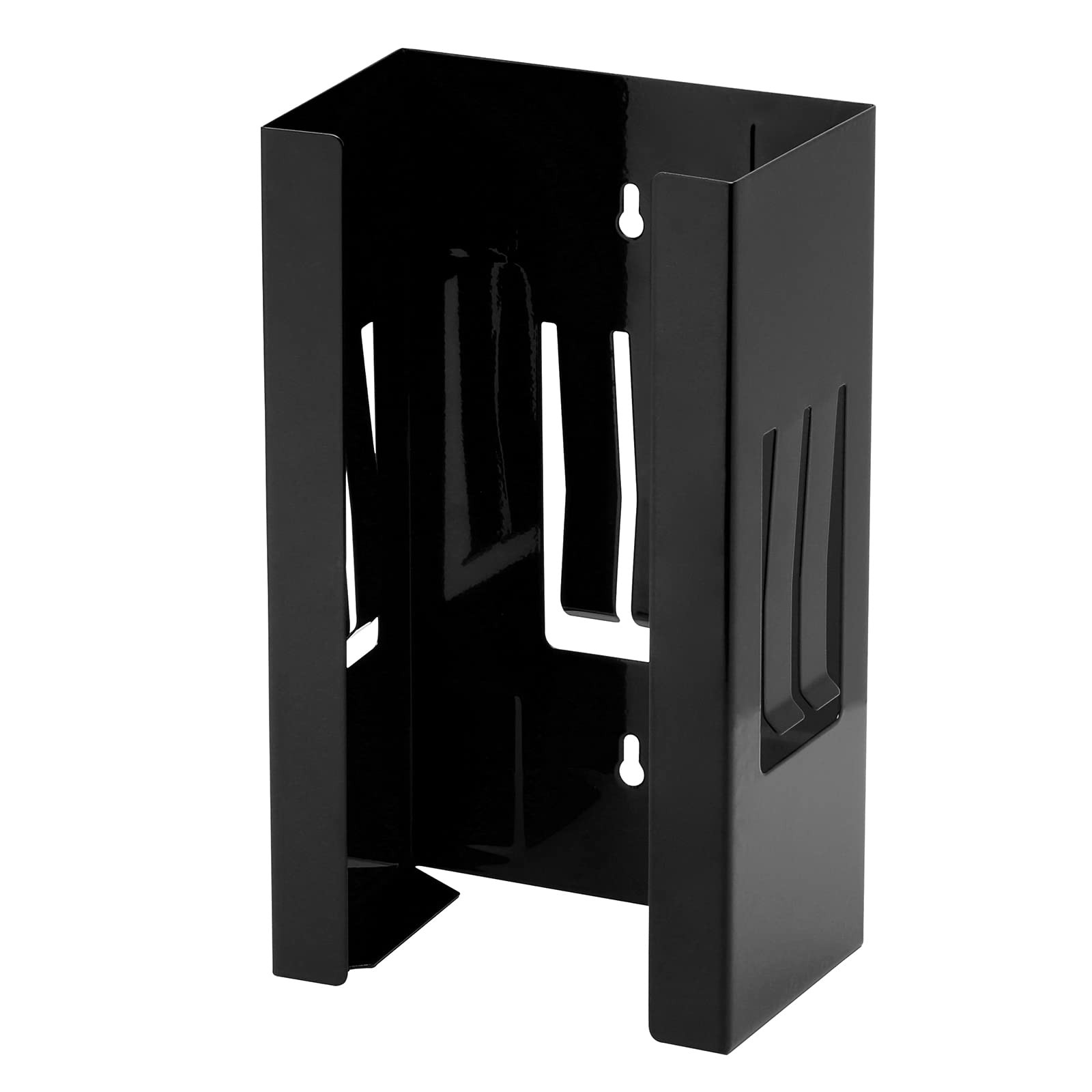CASOMAN Magnetic Glove Dispenser - 8LBS Capacity, Wall Mount Magnet, Black