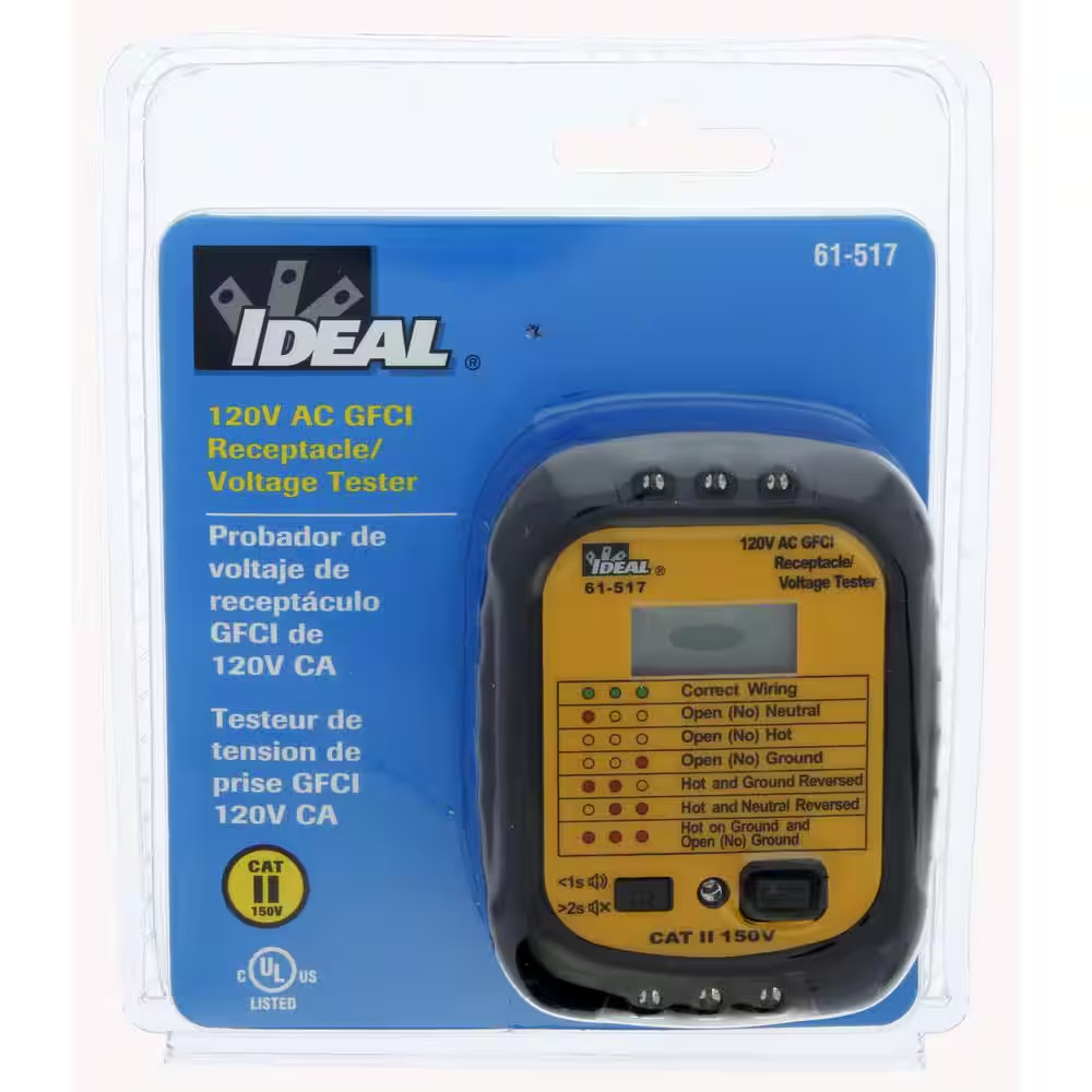 GFCI Receptacle/Voltage Tester