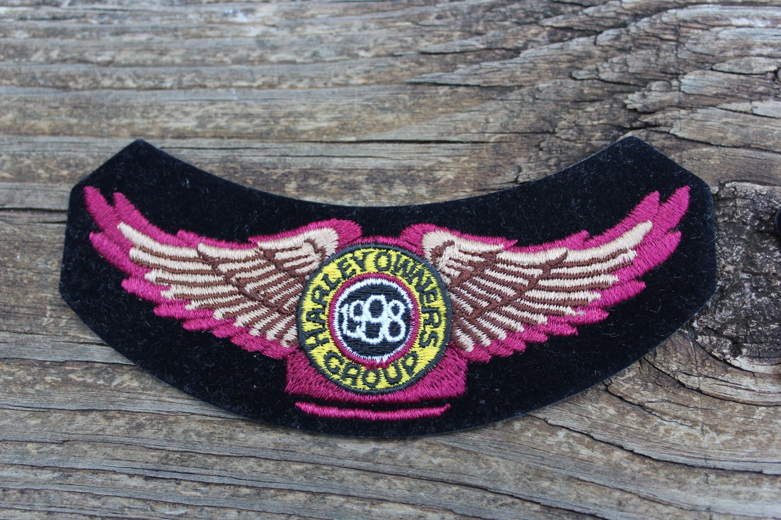 TWO HARLEY DAVIDSON HARLEY OWNERS GROUP PATCHES