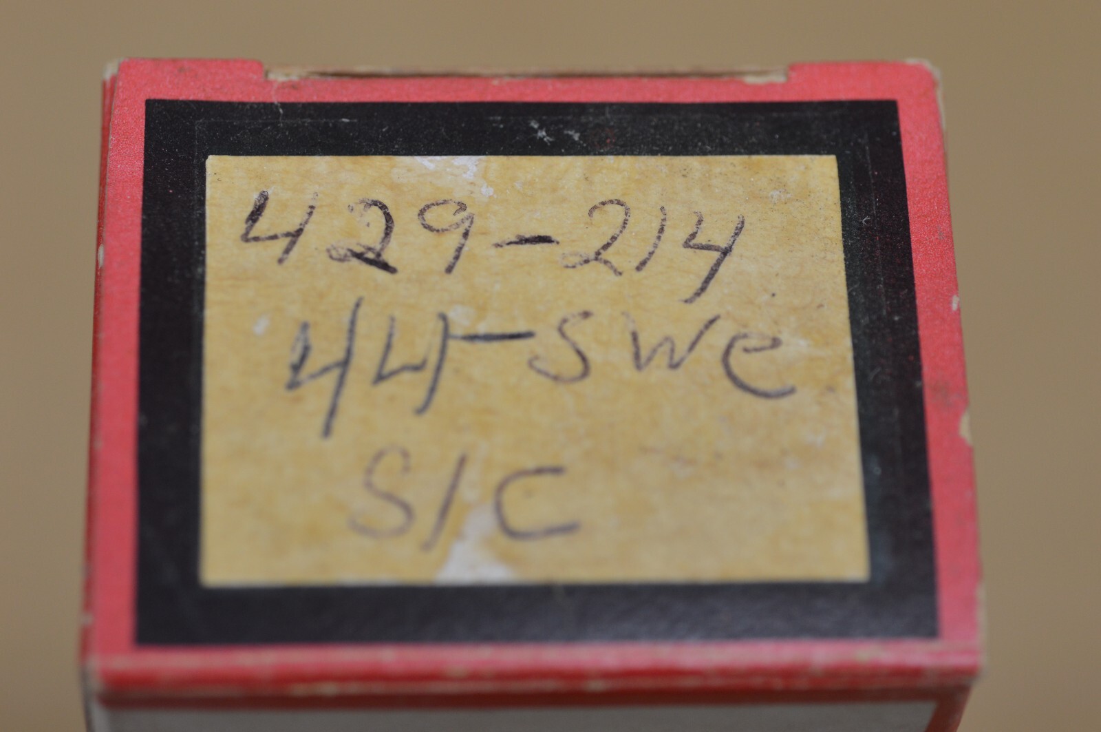 Lee .429 214 Grain Semi Wad Cutter  Bullet Mold  Model 429-214-SWC