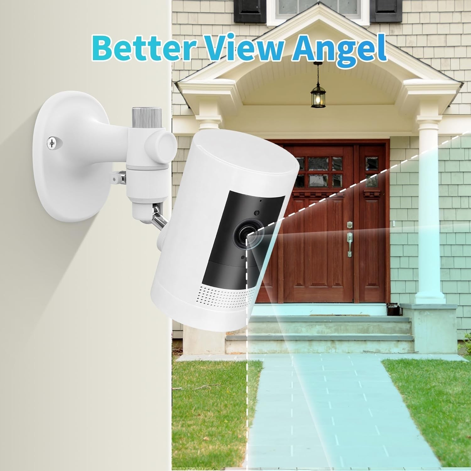 2Pack Ring Camera Wall Mount for Ring Stick up Cam & Ring Outdoor Cam Plus, 360