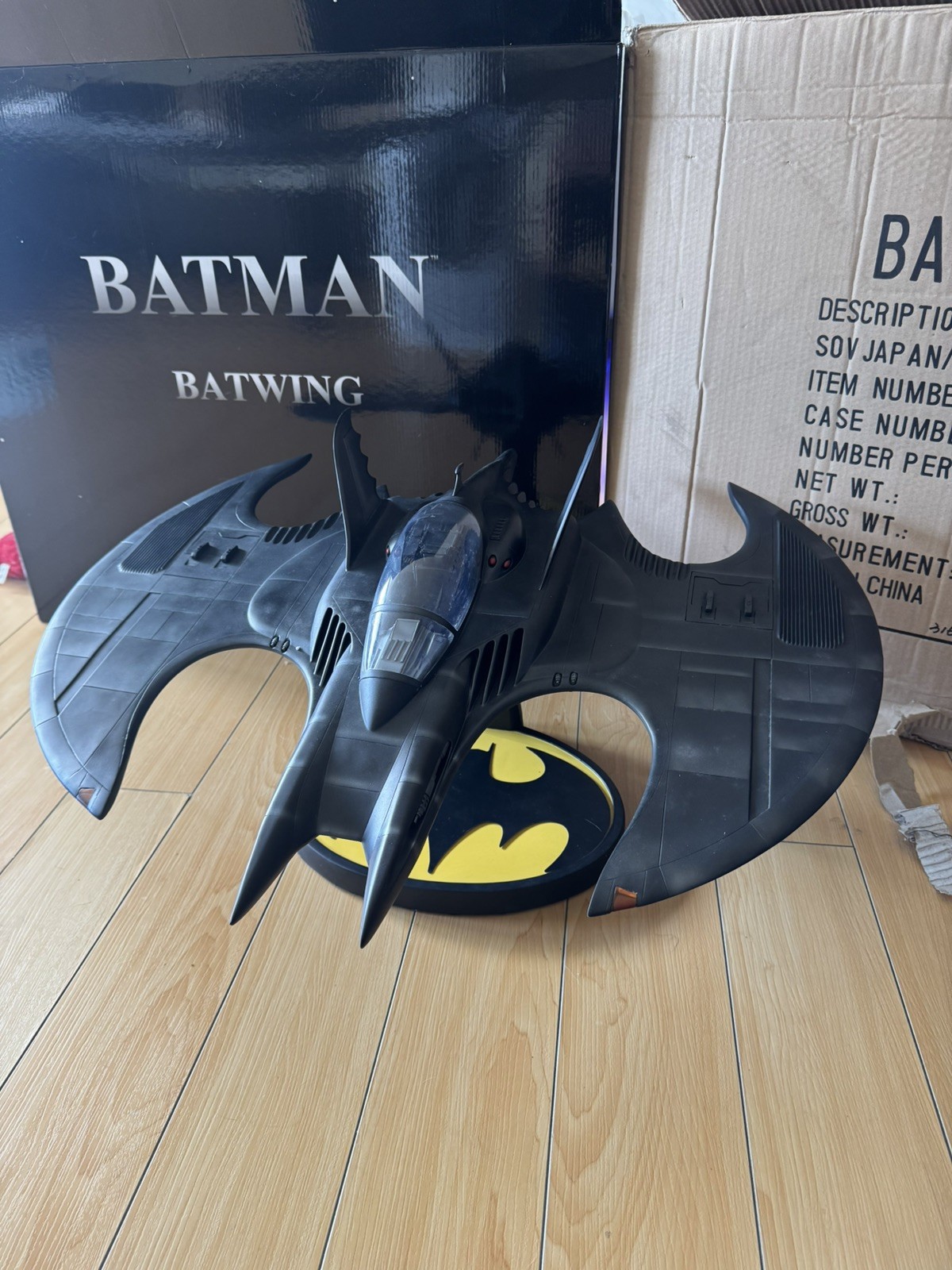 Toynami HCG Cinemaque 1989 BATMAN BATWING Studio Scale Filming Model Prop