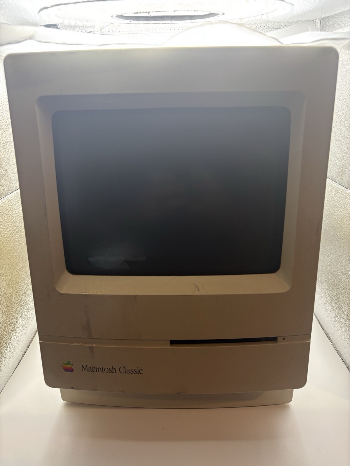 Apple Macintosh Classic M0420 (1991) w/ RAM Expansion – Powers On – Parts/Repair