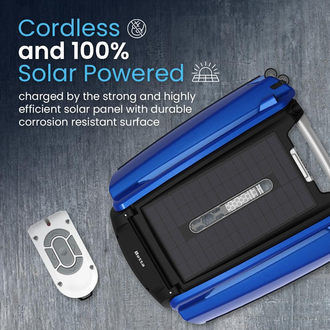 Solar Powered Automatic Robotic Pool Surface Skimmer Cleaner