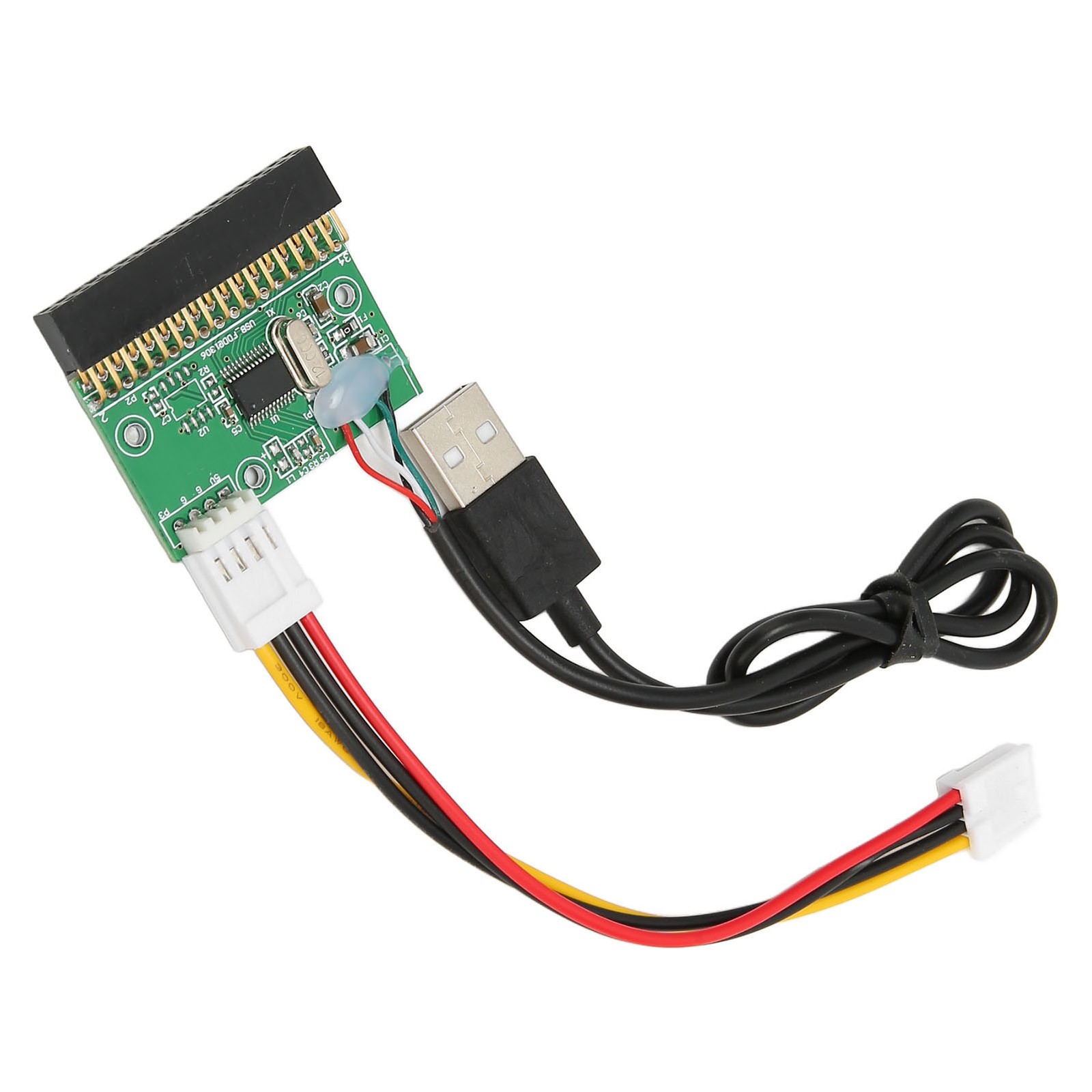 1.44MB 3.5in Floppy Drive Connector Plug And Play 34 PIN To USB Cable Adapter ❥