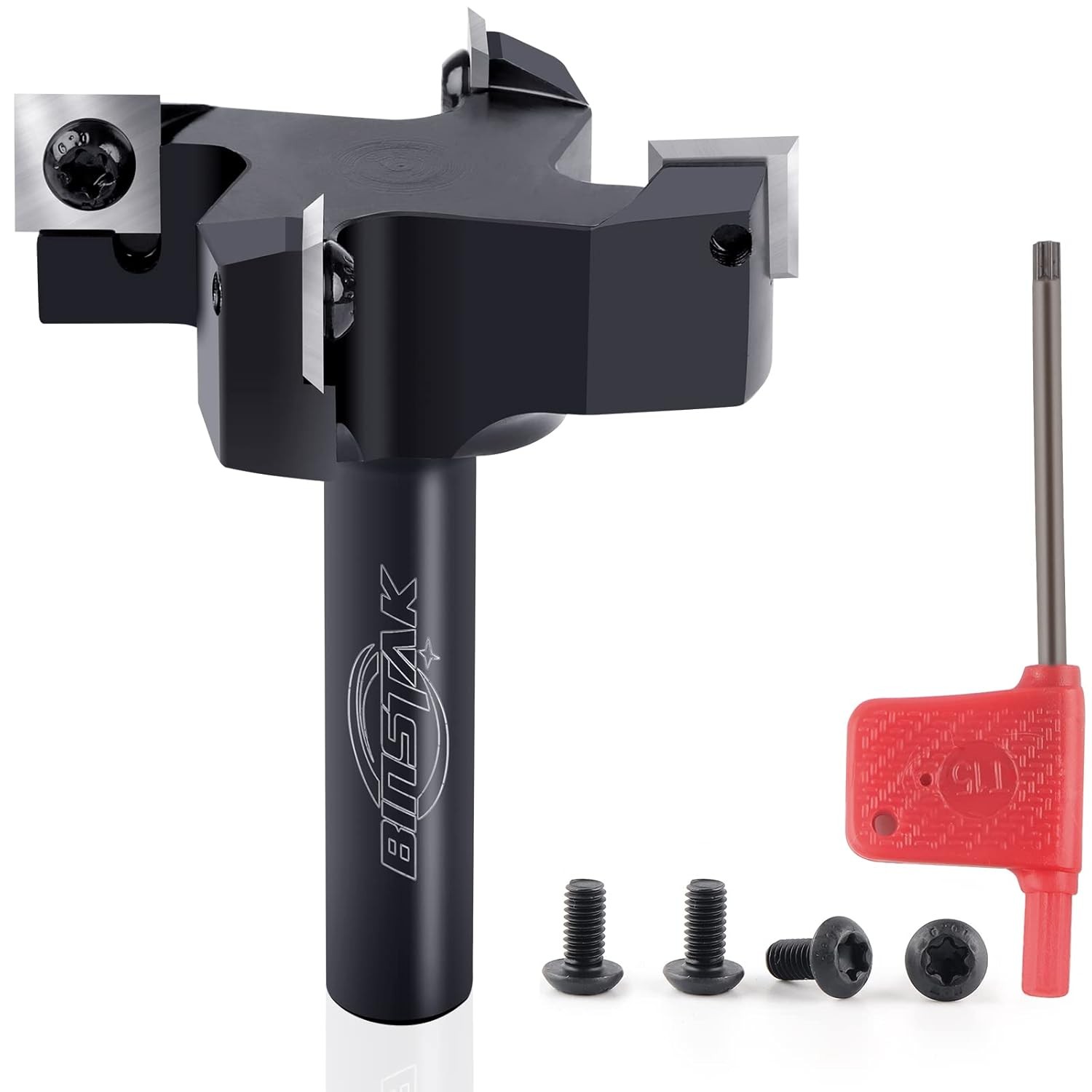 CNC Spoilboard Surfacing Router Bit, 1/2" Shank 2-1/2" Cutting Diameter