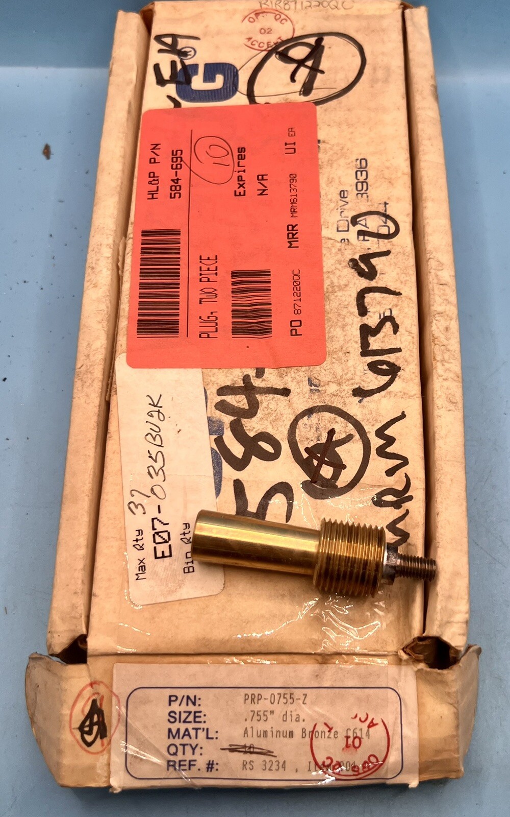 EXPANDO SEAL TOOLS PRP-0755-Z POP-A-PLUG KIT 0.755in DIA 🔥BOX OF 10🔥SHIPS FREE