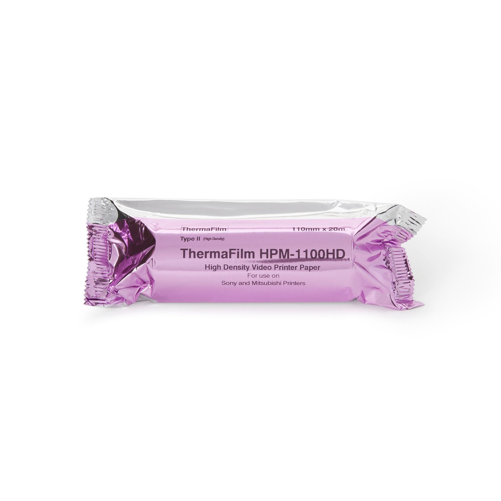 ThermaFilm Type II Ultrasound Video Paper 110 mm X 59 Foot HPM-1100HD