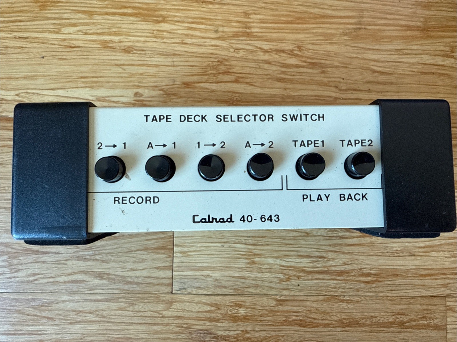 Calrad 40-643 Tape Deck Selector Switch Japan Vintage