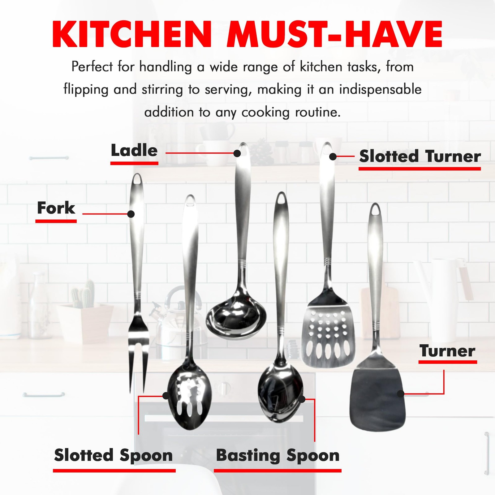 Select Turner/Spatula, 13.5 inch, Stainless Steel