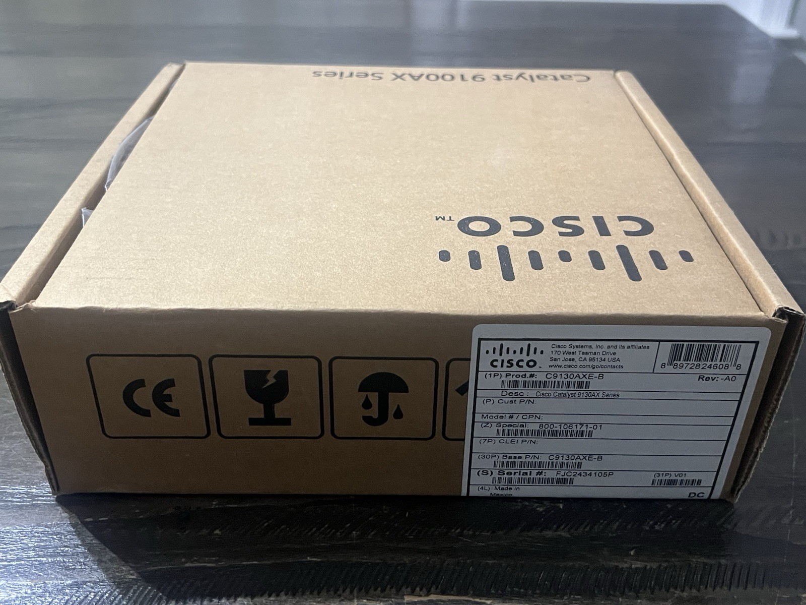 Cisco C9130AXE-B Catalyst Wireless Access Point FACTORY SEALED.