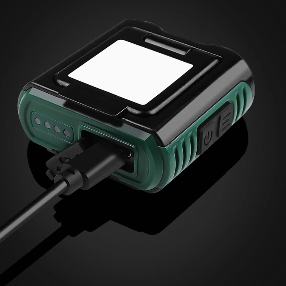 Headlamp Sensor Led Cob Usb Rechargeable Head Flashlight Built-in Battery New