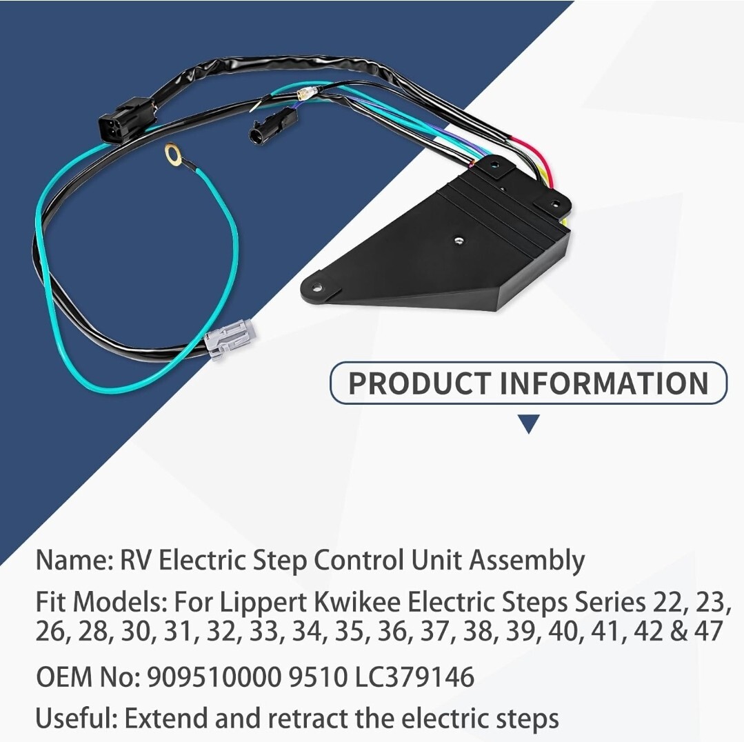 Step Control Unit Assembly Easy to Install & Use Control Unit Replaces 909510000