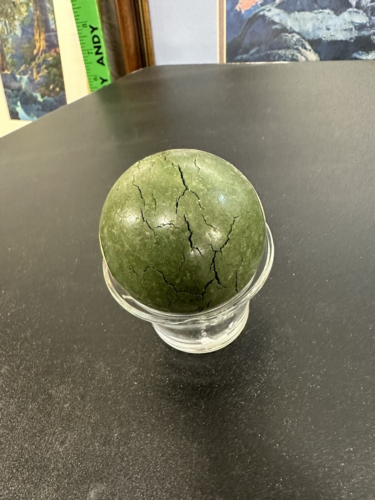 Vintage Clay Brunswick Billiard Ball - 5