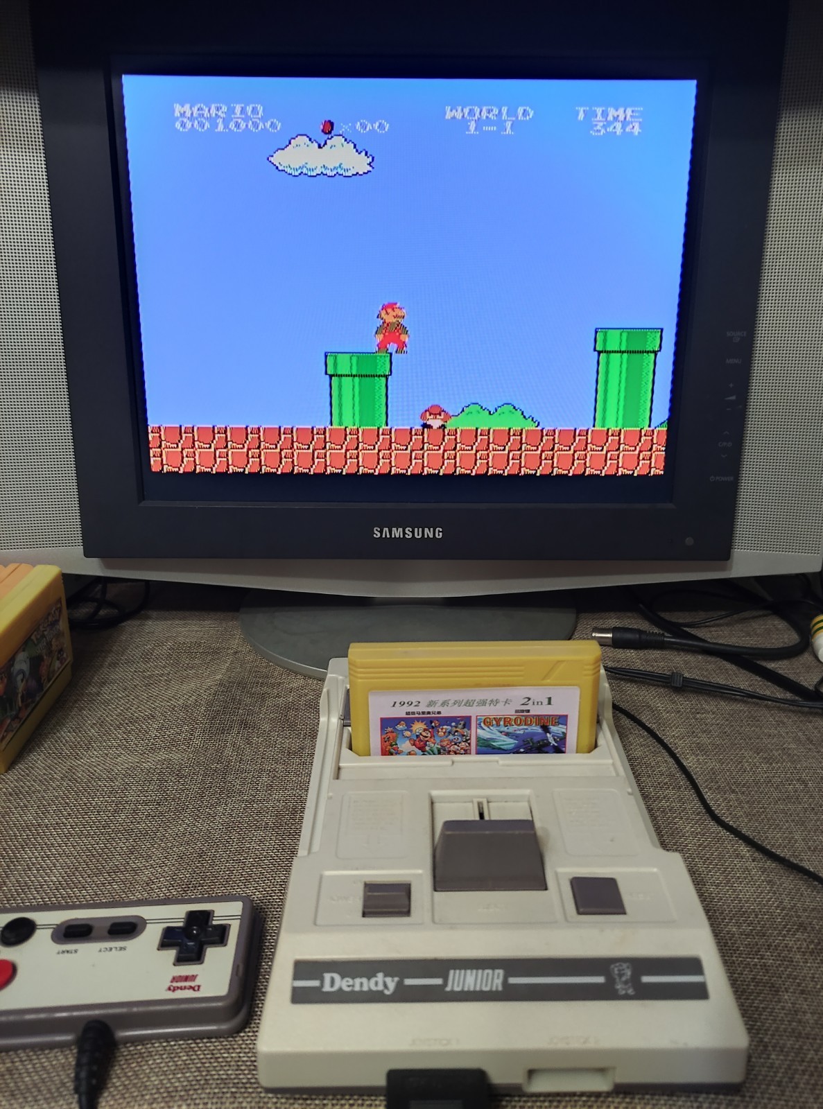 dendy junior steepler 8bit console