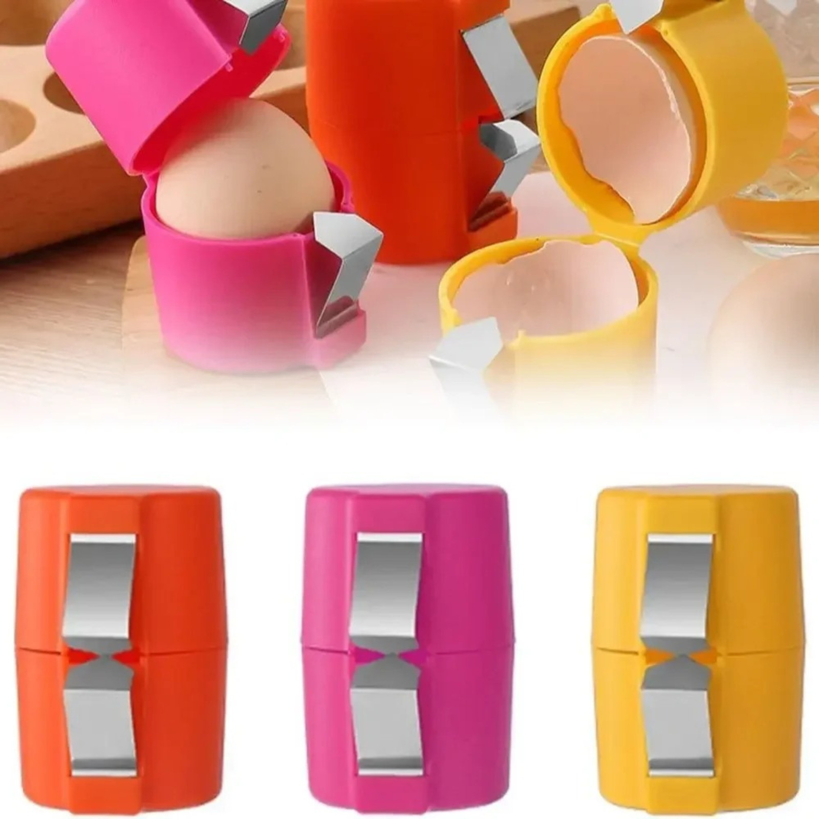 Egg Cracker Tool Egg Breaker Manual Shell Separator Opener Kitchen Tools for Egg