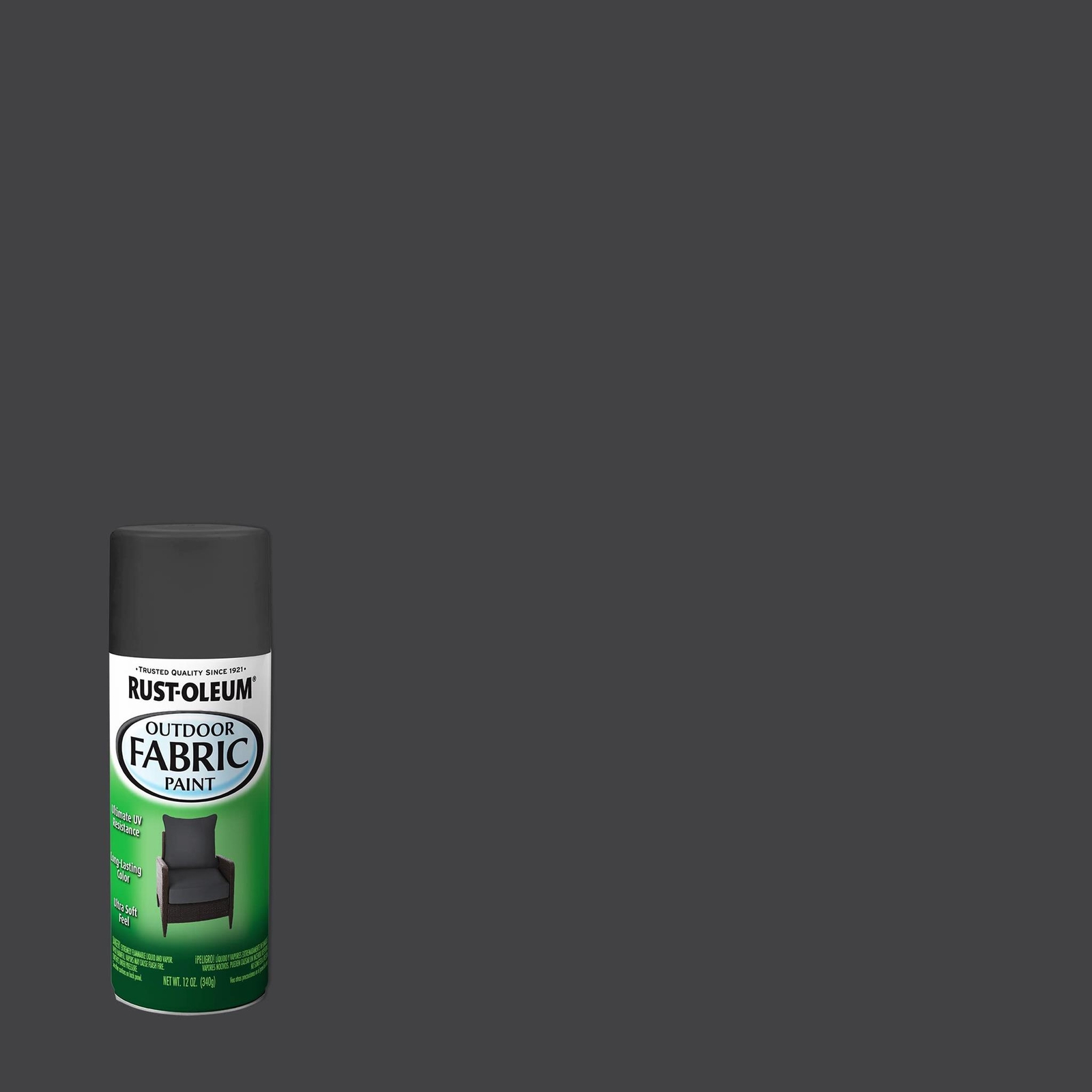 Rust-Oleum Outdoor Fabric Spray Paint, 12 oz, Graphite