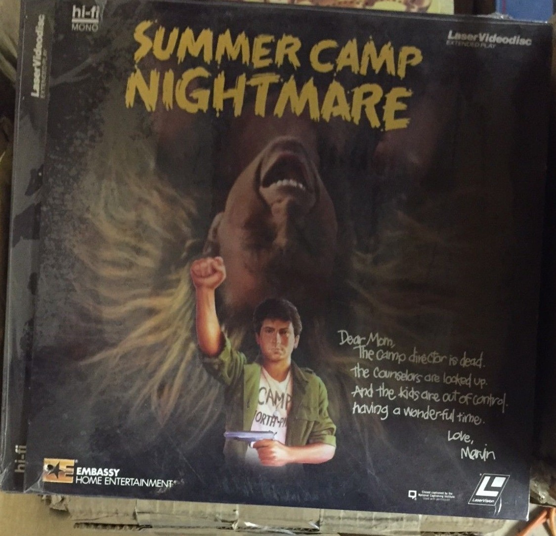 NEW Summer Camp Nightmare 1987 RARE Horror Camp Thriller NEW IN PLASTIC