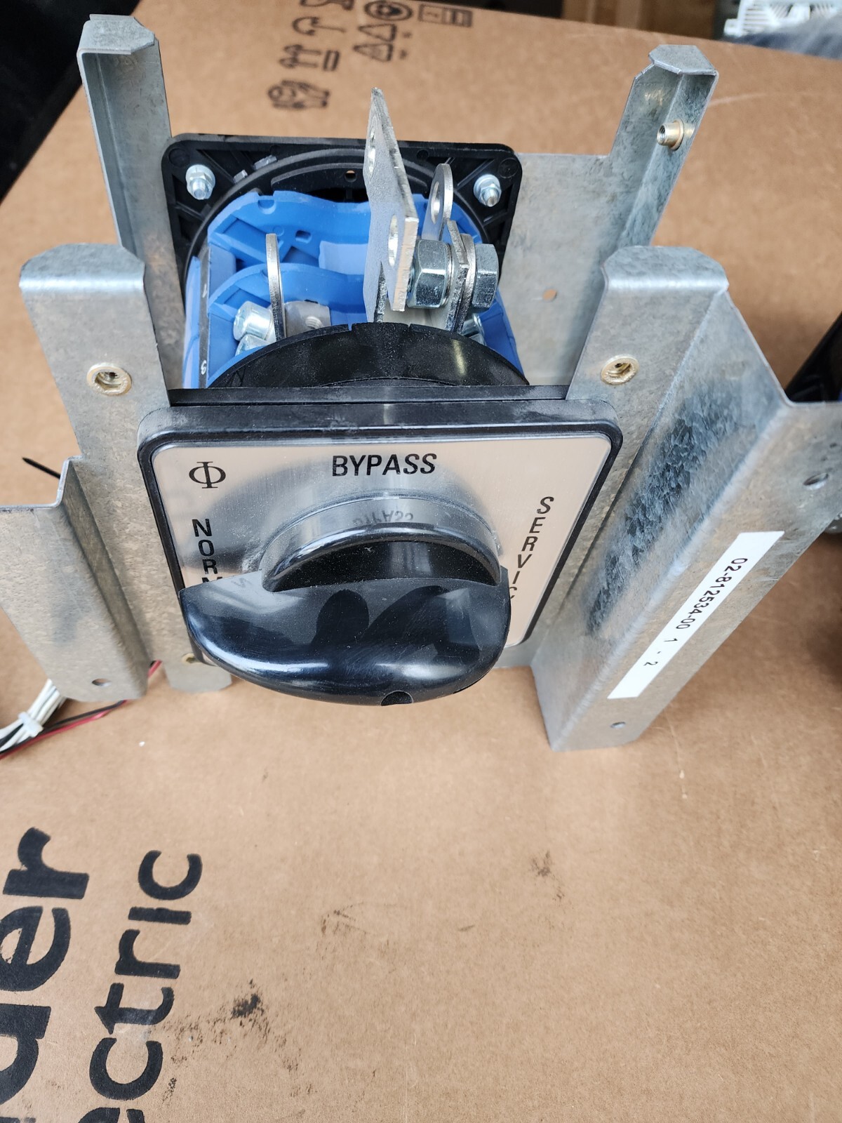 Kraus and Naimer C315 electrical switch, transfer switch, 240 AMP