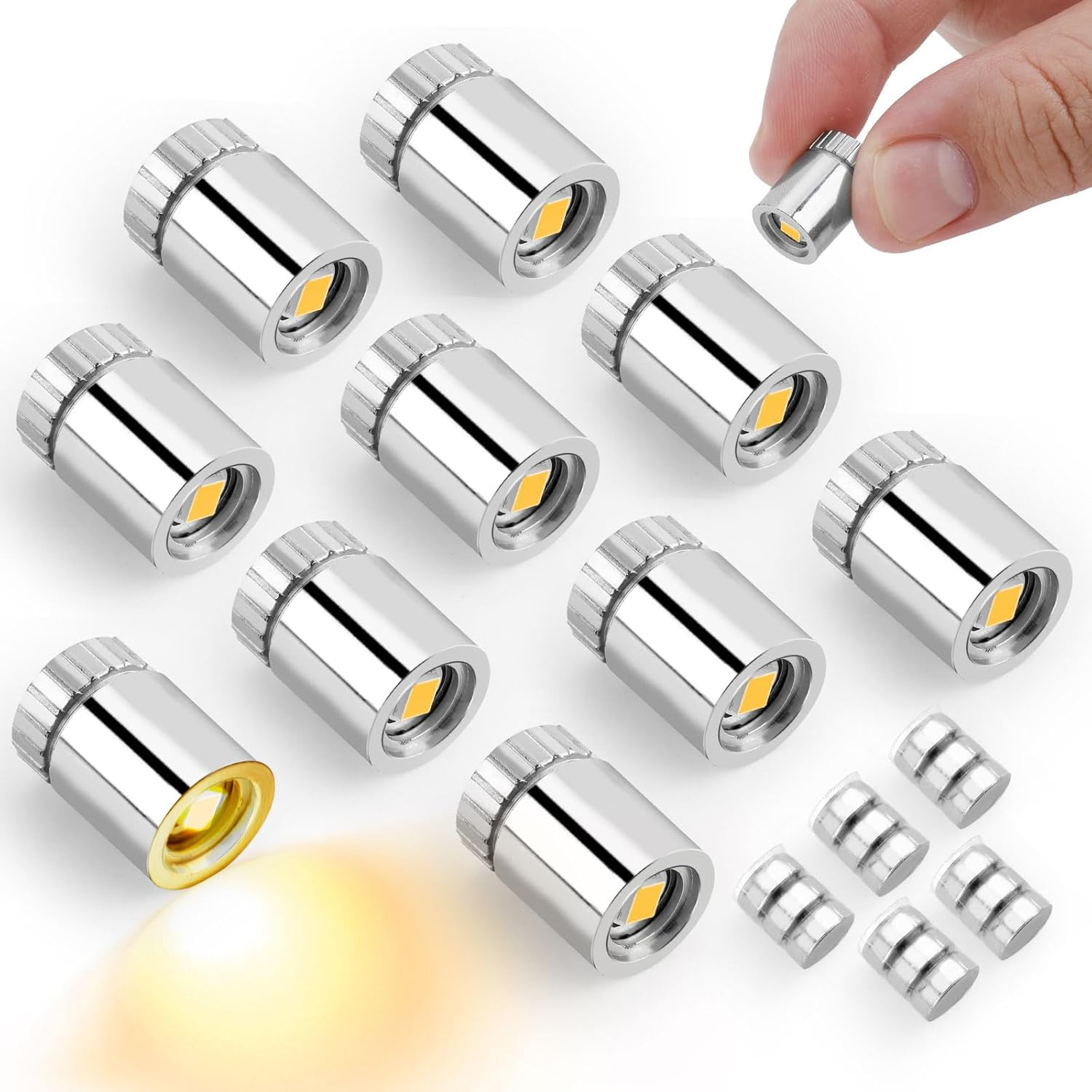 BTFO 10Pcs Miniature Led Lights, Tiny Small Led Lights Battery Powered Balloon M