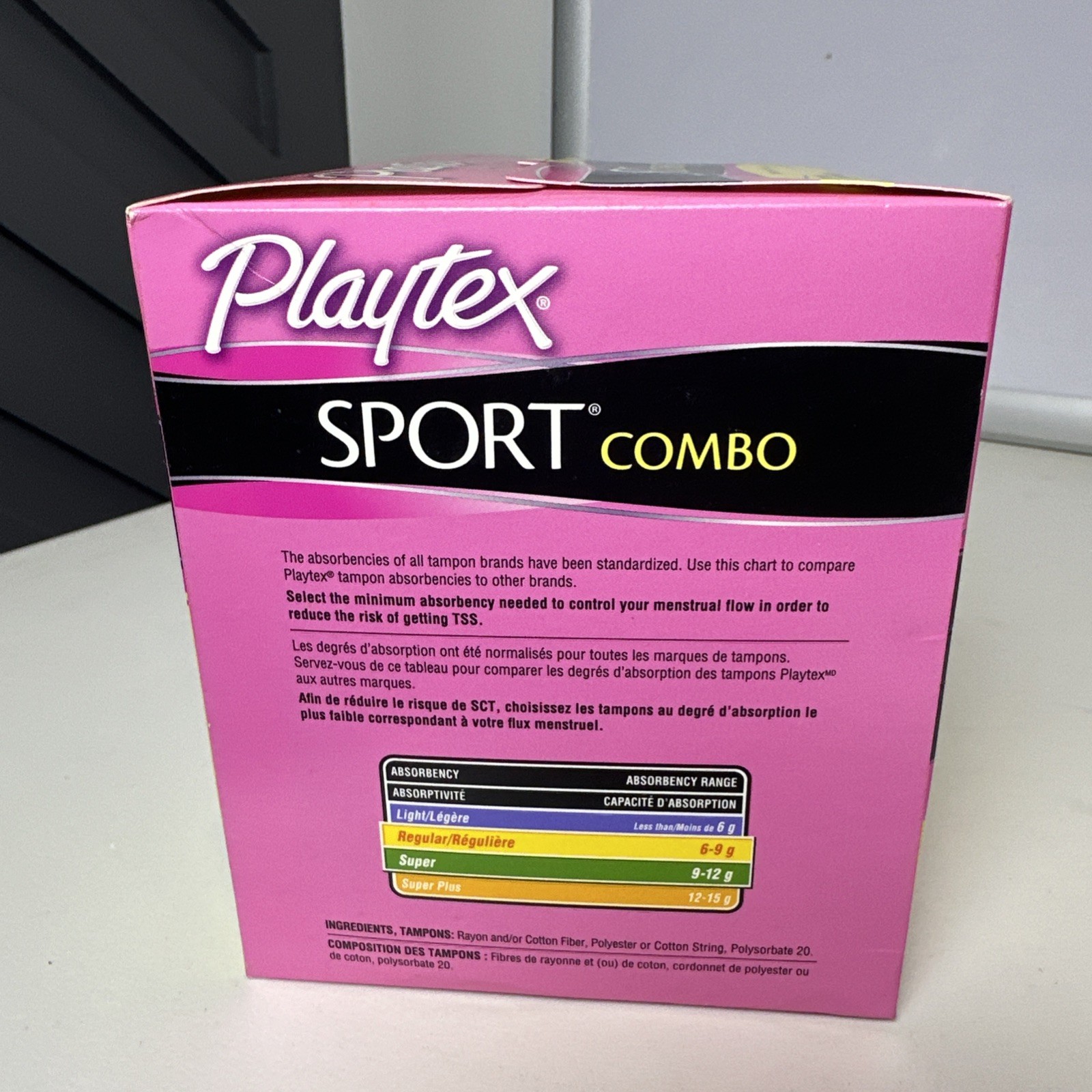 Playtex Sport Combo 28 Unscented Tampons & 20 Liners