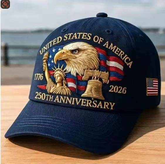 Vintage Style 1776-2026 USA 250th Anniversary Hat Timeless Patriotic Pride Gift