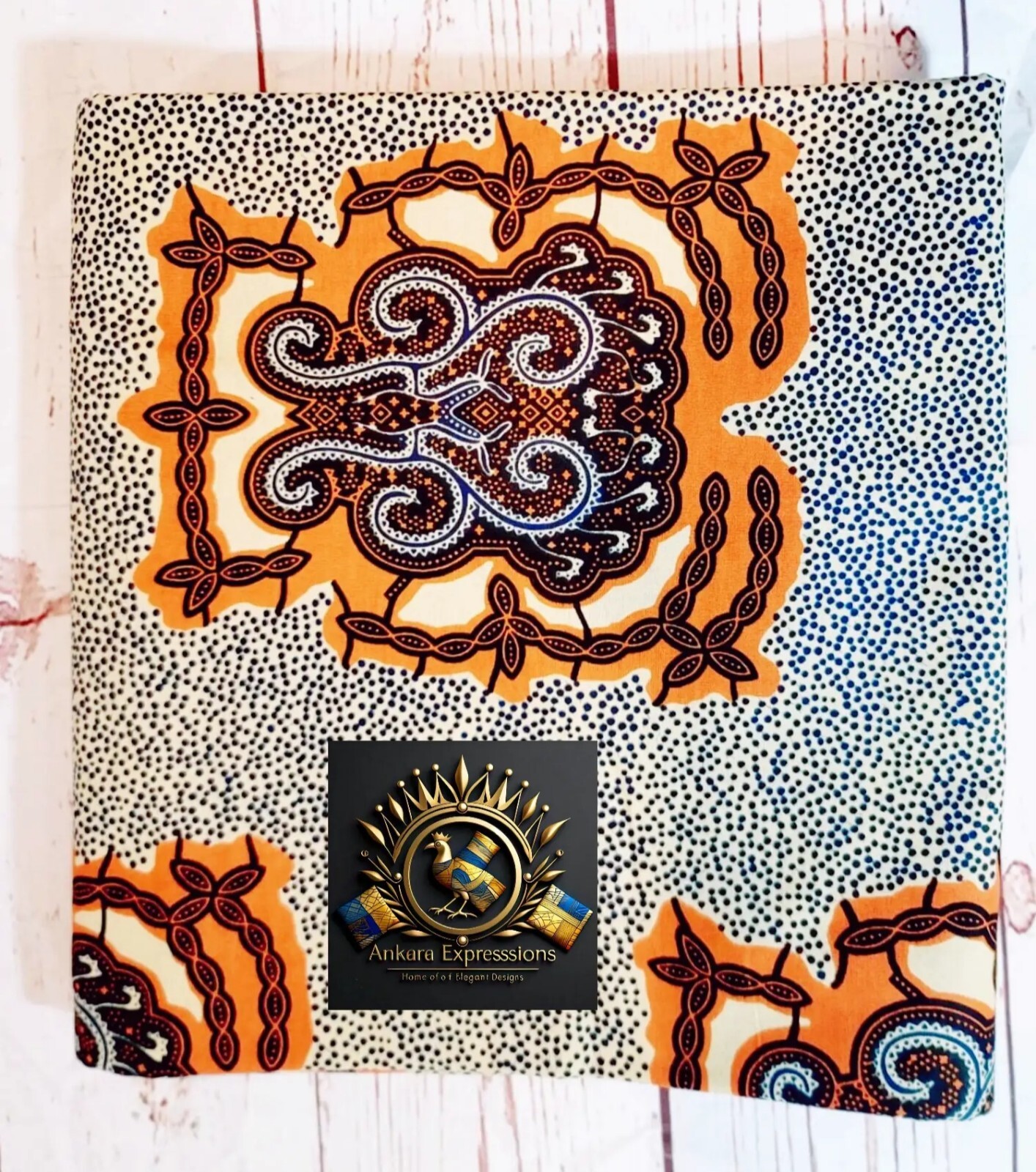 High Quality Design African Ankara Wax Print Fabr, 100% Cotton, Sell by 6 Yards