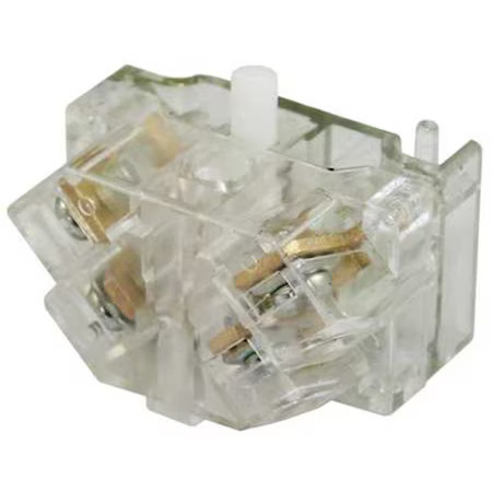 Dayton 30G320 Selectorsw/Contact Block, 1Nc/1No, 30Mm