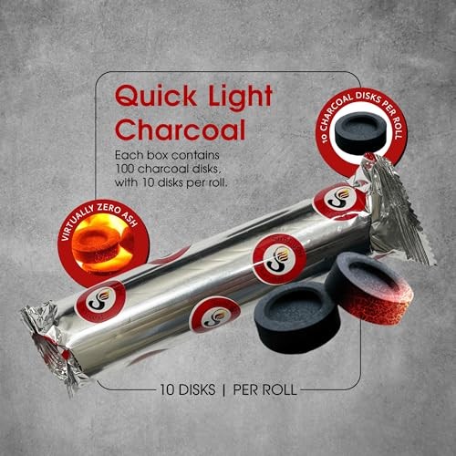 Sunlight® Charcoal Tablets for Incense– Quick Light 100 Count (2 Pack).