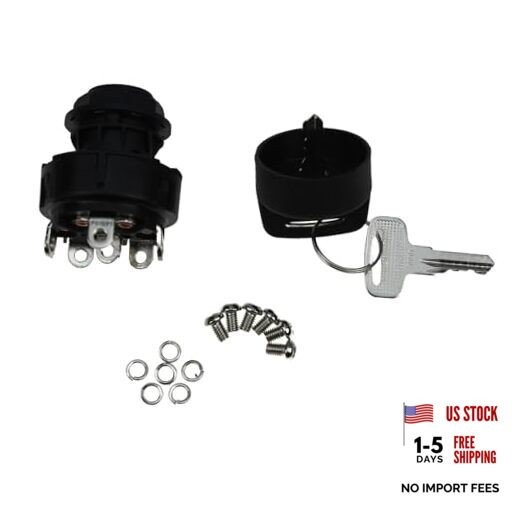 Ignition Switch with Keys 96008-SGT 96008-S Compatible with Genie GR-08 GR-12