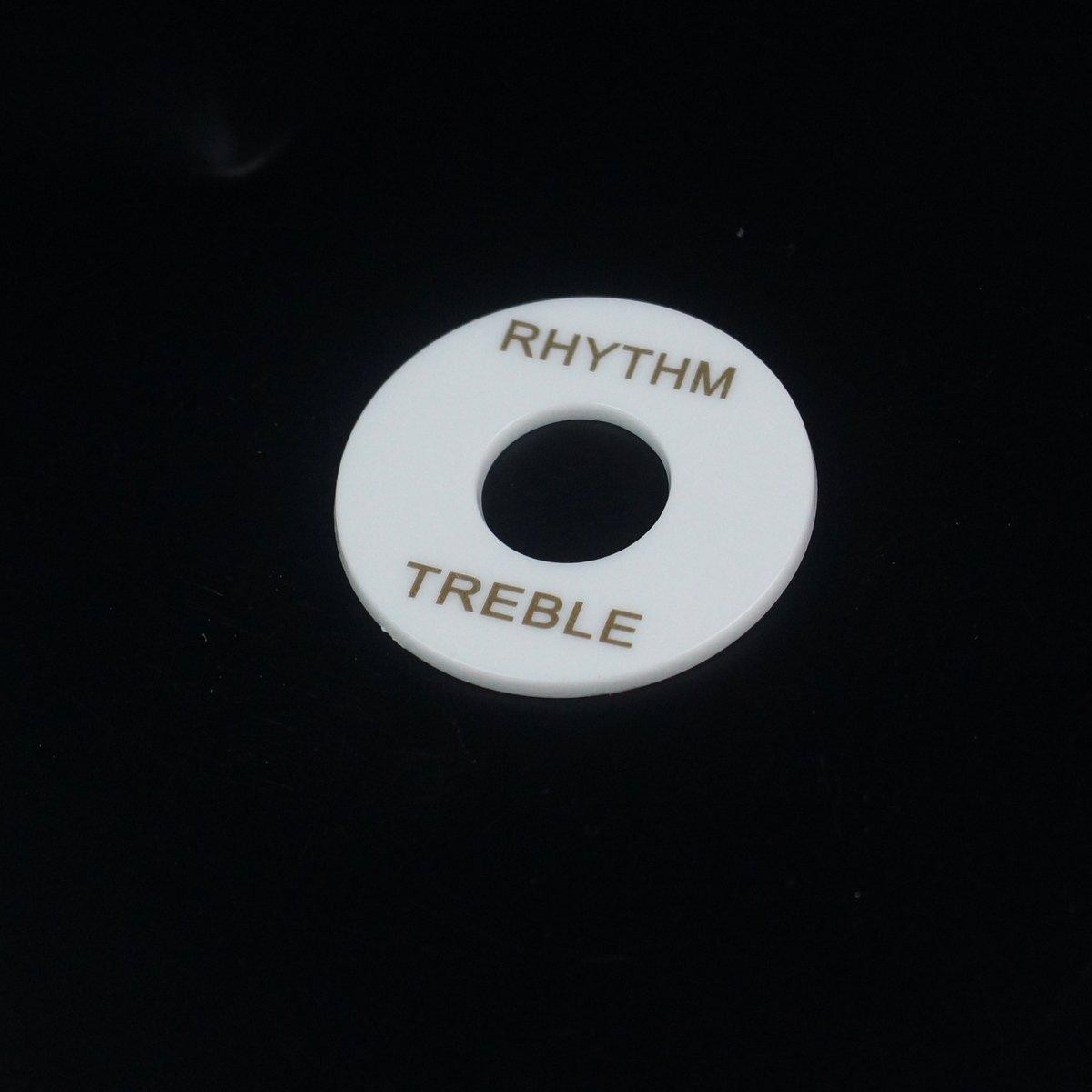 Toggle Switch washer Rhythm/Treble Ring White/Gold