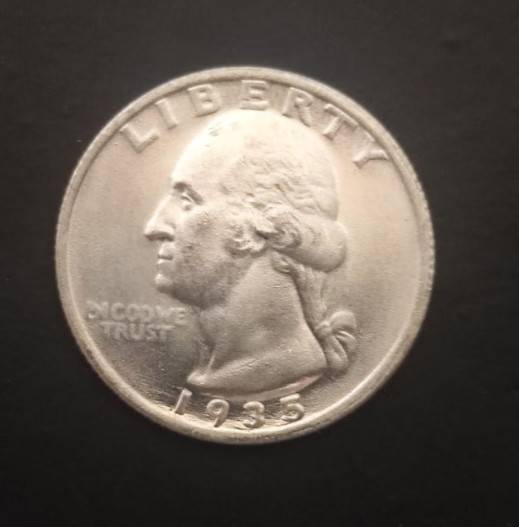 1935 D Washington Quarter 25C