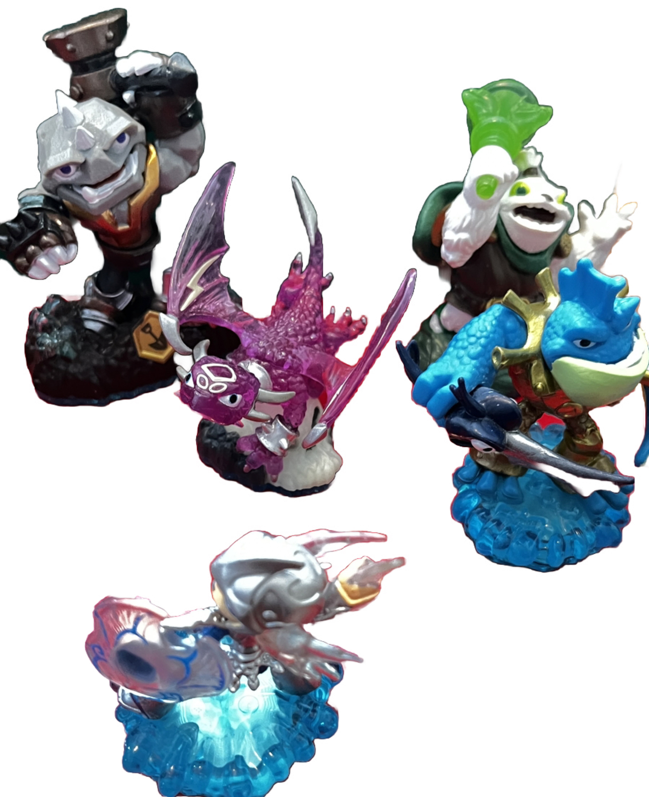 Wii Accessories "Sky Landers" Bundle 9 Characters For Wii Console- USED