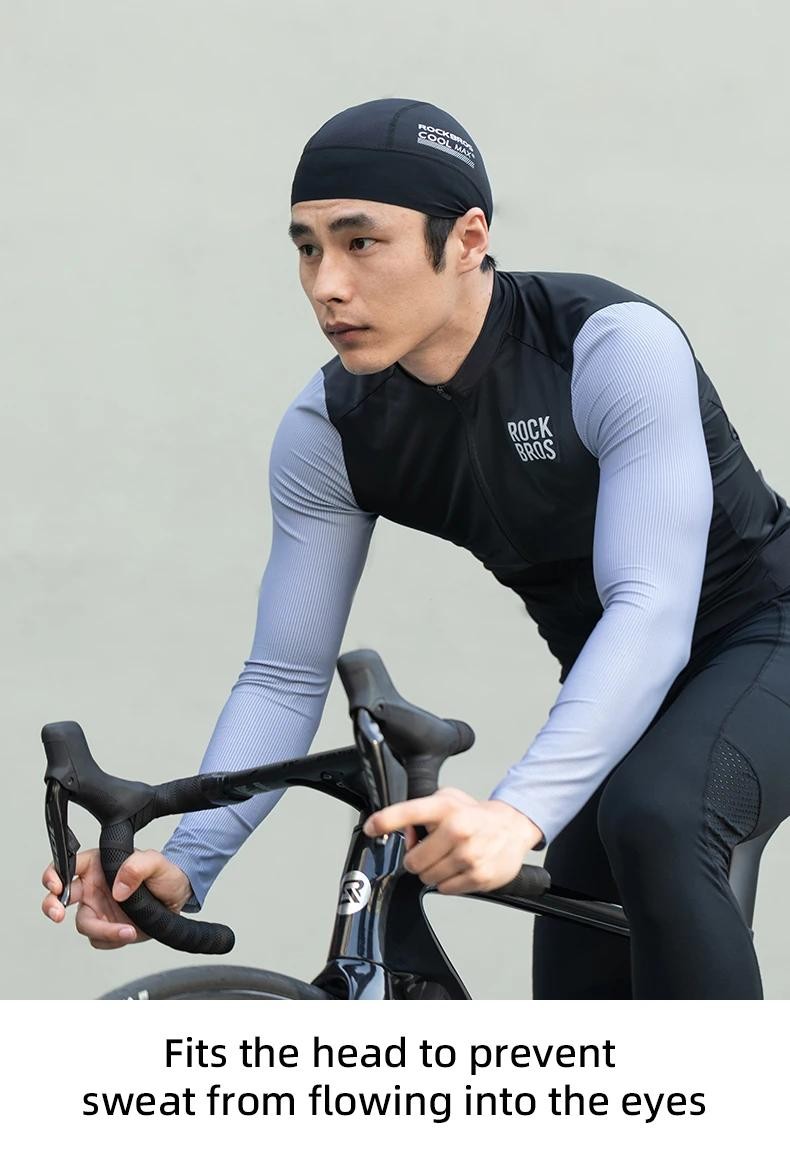 Rockbros Cycling Cap Breathable Quick-drying Helmet Hat Inner Cap Upf50 Sun Prot