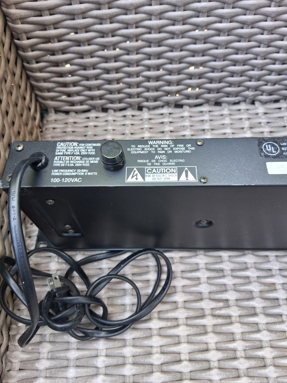 BBE 362 BBE Process Signal Processor 2-Ch Analog 1U Rack 1/4" I/O Black