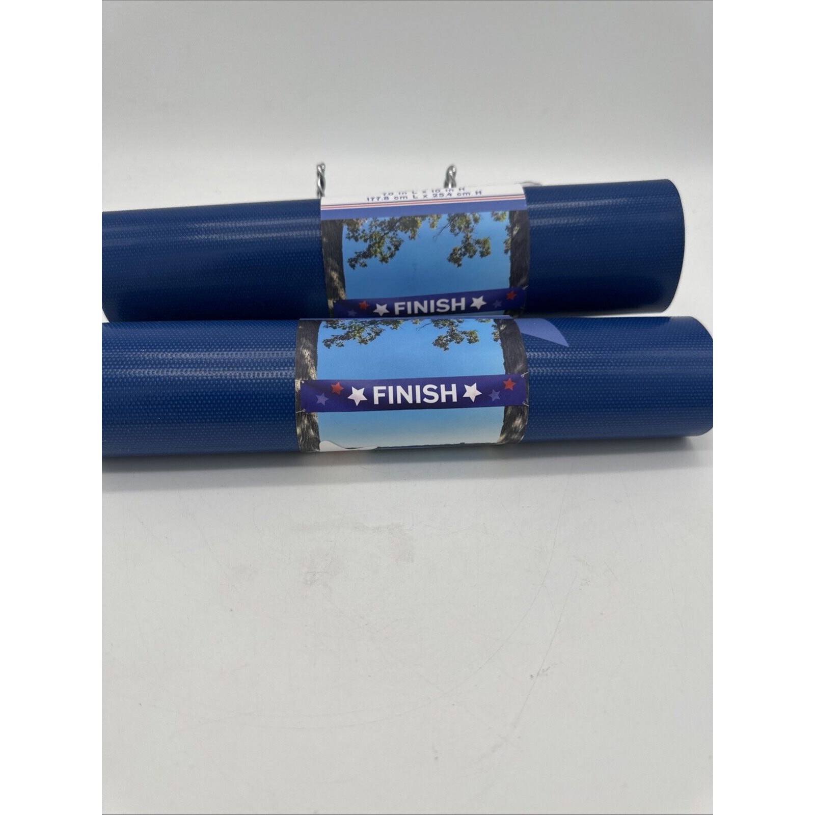 Lot of 2 - Start/Finish Line Banner With Stars. Reversible NEW