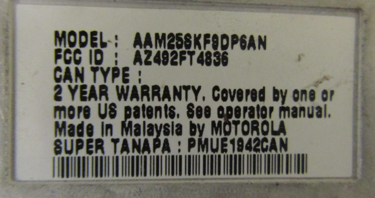 Motorola CDM1550 LS+ 403-470 MHz UHF Two Way Radio w Mic AAM25SKF9DP6AN