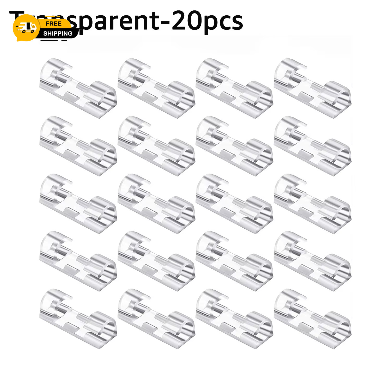 Cable Organizer Clips Desktop Wall USB Cable Management Wire Winder Manager PC