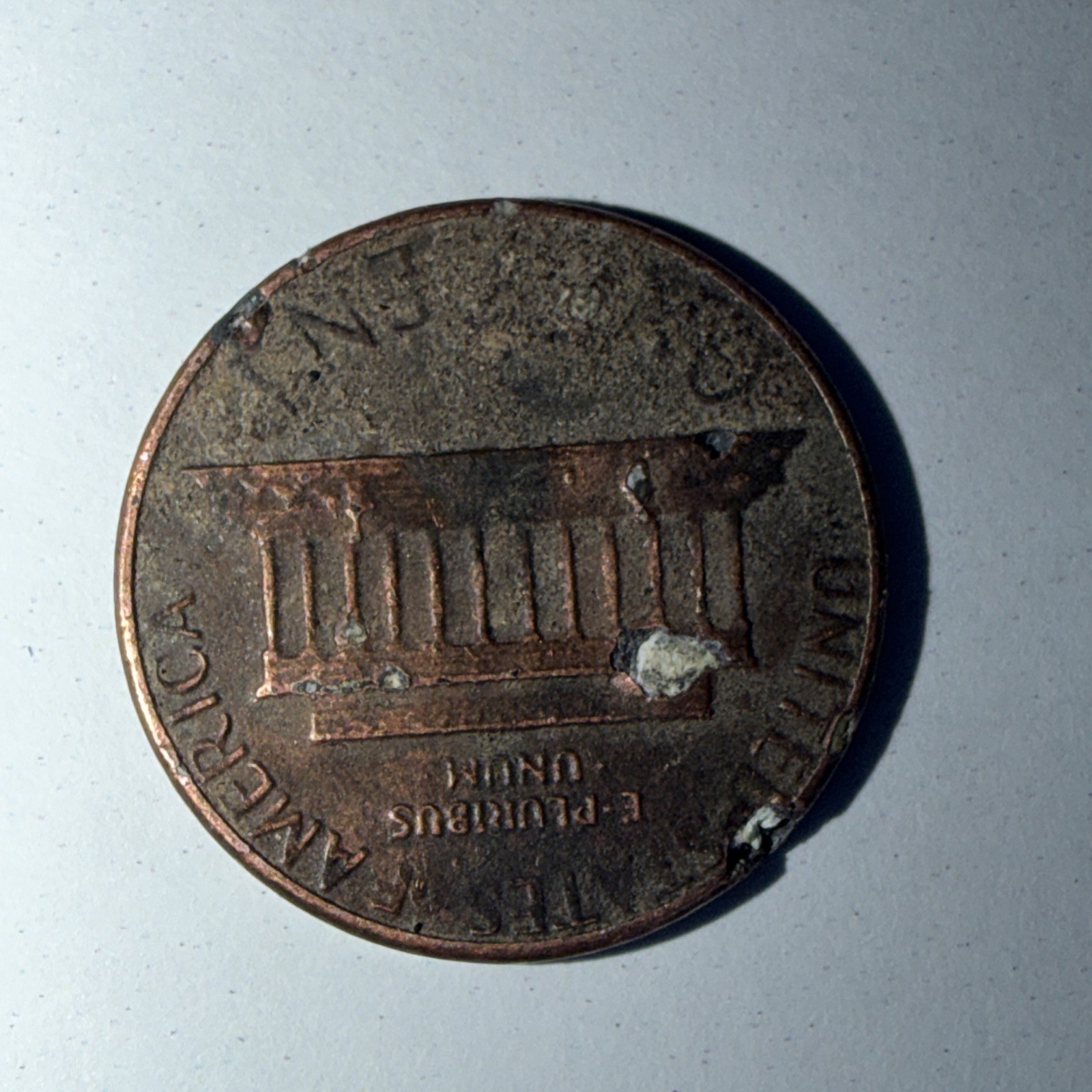 1984-D Lincoln Cent With Strike Error, Repunched Mint Mark
