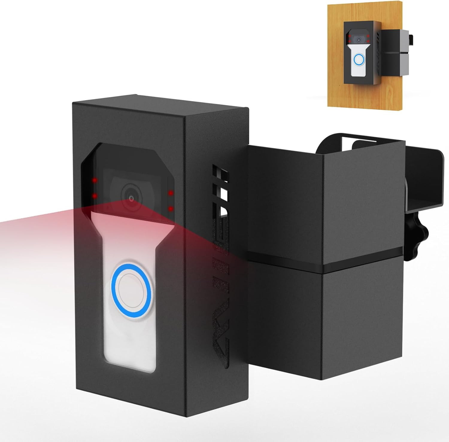 Anti-Theft Video Doorbell Mount All Metal Compatible with Ring/Blink Wireless Do