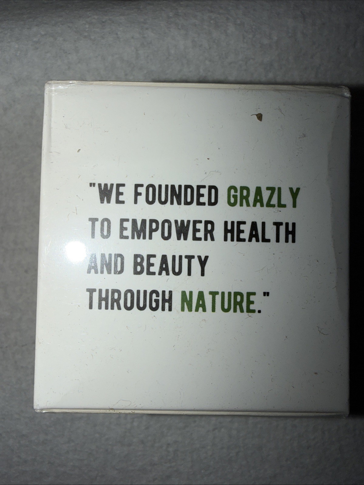 Grazly Grass-Fed Bison Tallow Balm Unscented 3oz Regenerative Skin Care