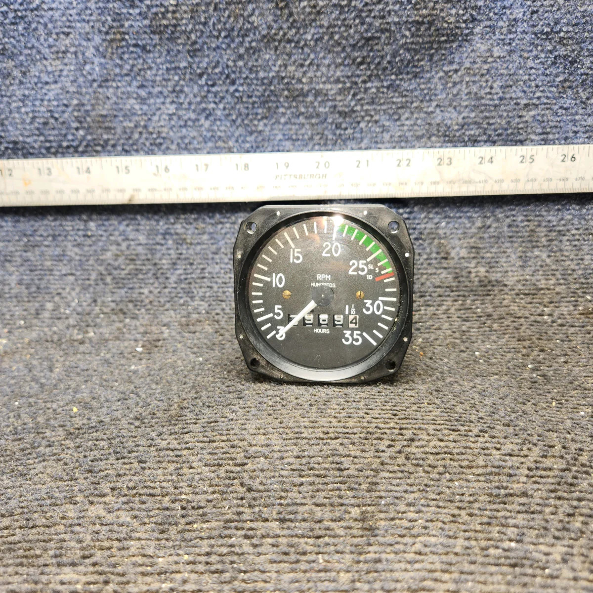 D1-112-5025 | Mitchell | c150G | Recording Mechanical Tachometer – 3,989.4 Hours