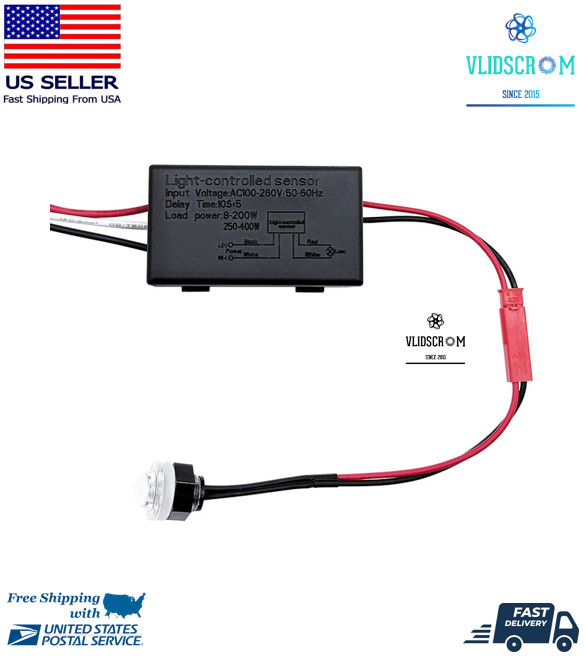 IR Infrared Body Motion Sensor Automatic Auto Light Lamp Control Switch 110/220V